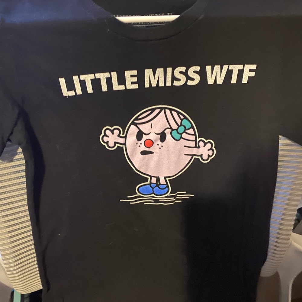 Grunt Style “Little Miss WTF' Black T-Shirt